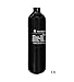 TUXING 4500Psi Carbon Fiber Air Tank 1.1L 67Cu in 1100cc Pcp HPA Bottle,Gas Cylinder,Paintball Hunting for PCP Air Rifle Gun Daystate and FX Thread M18 * 1.5 (1.1L Black Carbon Fiber Tank)