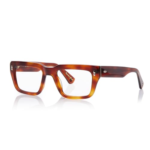 Image of Shisen Fox Habiki 2.0 Acetate Spectacles Frames for Men & Women with Demo Lenses | Classic Oval Full Rim Eyeglass Frame | Durable & Stylish Eye Frames for Men & Women