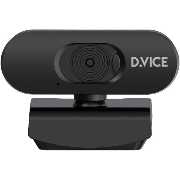 D.Vice W27 USB Web Cam - HD, Drive-Free, Built-In Mic, UVC