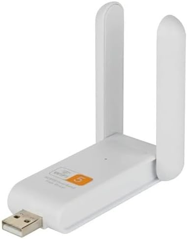 600Mbps Dual Band Wireless USB 3.0 Adapter, Wi-Fi Receiver, Portable, 2.4GHz and 5GHz, External Antenna, for PC