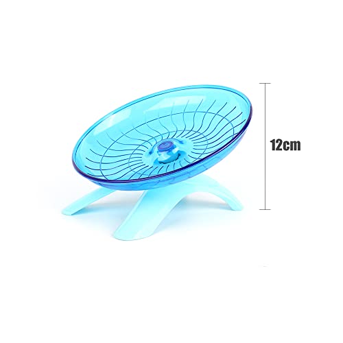 Yuanyoutong Hamster Wheel Hamster Toys Plastic Hamster Flying Saucer Silent Running Exercise Wheel For Syrian Hamster, Hedgehog, Gerbils, Mice, Guinea Pig, Chinchilla, Small Animals, Pets, 7 Inch #TOP2