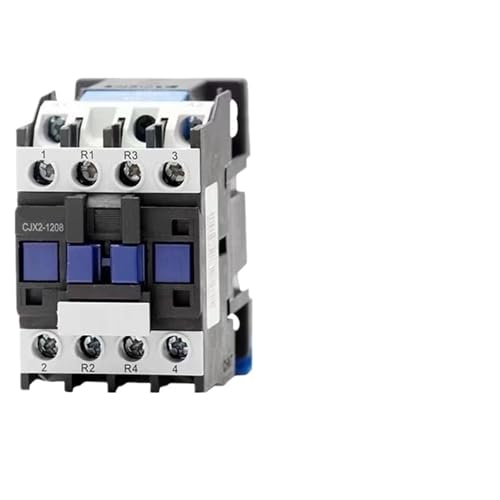 Contacteur CA de puissance CJX2-1208 interrupteur durable 12A 24V triphase ou mono
