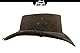 Black Jungle Dayton Lederhut, Westernhut, Australienhut, Cowboyhut (DE/NL/SE/PL, Alphanumerisch, M, Khaki)