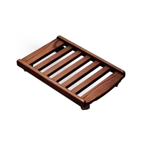 Soporte ajustable para torre de CPU con ruedas giratorias, soporte móvil para PC, carrito para gaming para oficina en casa, Nogal miniatura 1