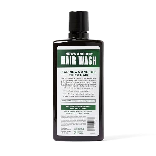 Duke Cannon Supply Co. News Anchor® 2-in-1 Hair Wash - Tea Tree, 14 oz.
