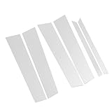 Chrom-Säulenpfostenverkleidungsset, Luxuriöser und Stimmungsvoller, Selbstklebender Fensterabdeckungsersatz für M ML-Klasse W164 2006 Bis 2011