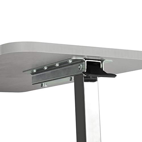 Teqler Höhenverstellbarer Betttisch, Beistelltisch für Kranken- und Pflegebetten