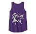 Cute Soccer Aunt Matching Family Gifts for Women Soccer Aunt Tank Top