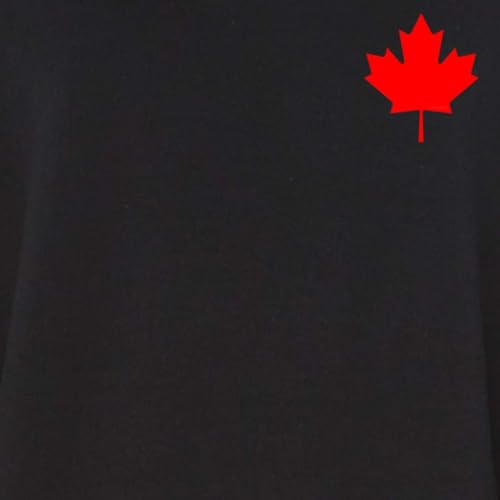 shop4ever Canada Red Maple Leaf Pocket Crewneck Sweatshirts Canadian Sweatshirt for Men Women3