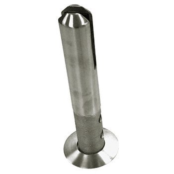 Spigot rond CRL en acier inoxydable brossé pour support emboîtant