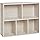 ECR4Kids Streamline 5-Compartment Storage Cabinet, 30in, Classroom Furniture, Natural