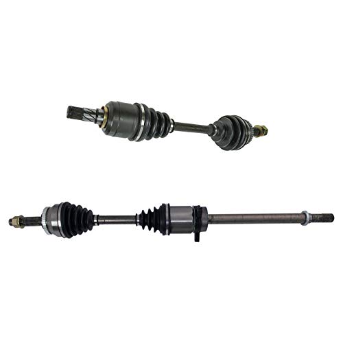 Image of TRQ Front Driver and Passenger Side CV Axle Assembly Set 2 Piece Compatible with 2007-2008 Nissan Maxima