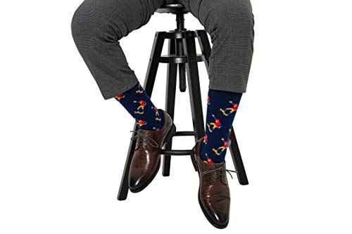 Auscufflinks Skateboarder Novelty Socks