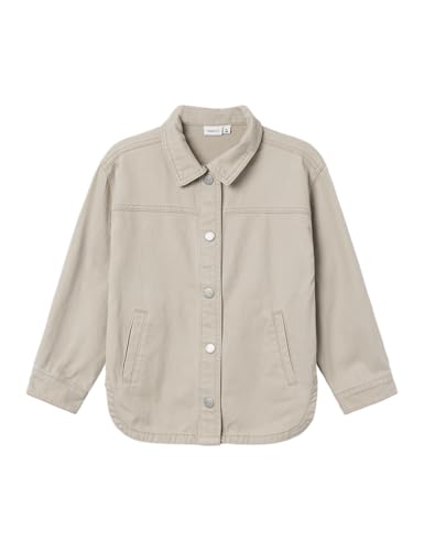 NAME IT Mädchen Nkfjackie Twill Jacket 3366-td K Jacke, Pure Cashmere, 146