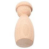 FRCOLOR 榉木製未塗装ペグドール 手作りクラフト用 無塗装木製人形 落書き可能 創作用装飾 小型軽量 インテリア飾り の創造力促進に