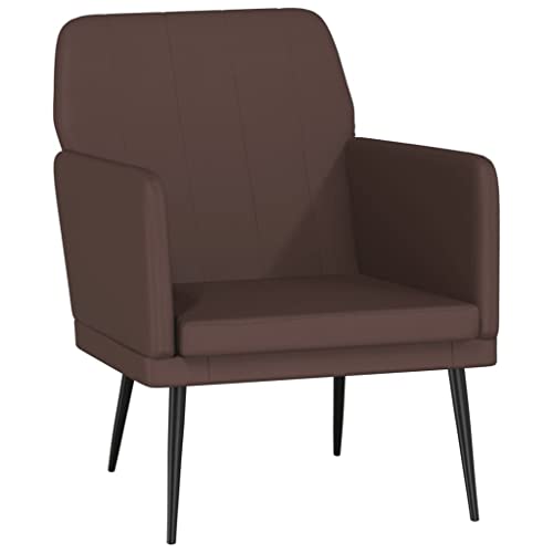 vidaXL Fauteuil Marron 61x78x80 cm Similicuir