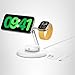 Belkin MagSafe-Compatible 3-in-1 Wireless Charger Stand 15W - Qi2-Certified Wireless Charging Station, Fast Charging of iPhone 16, AirPods, & Apple Watch - 36W Included - White
