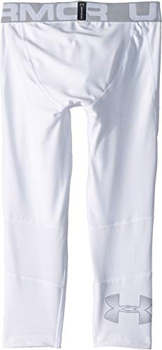 Image of Under Armour Kids HeatGear Armour 3 /4 Leggings (Big Kids)