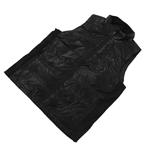 Colete elétrico feminino, bolso com zíper amplamente utilizado fibra de poliéster 3 modos 17 zonas d