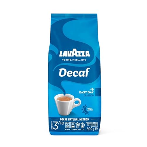 Lavazza, Decaf My Easy Day Classico, Café en Grains, pour un Espresso ou un Latte Décaféiné,...
