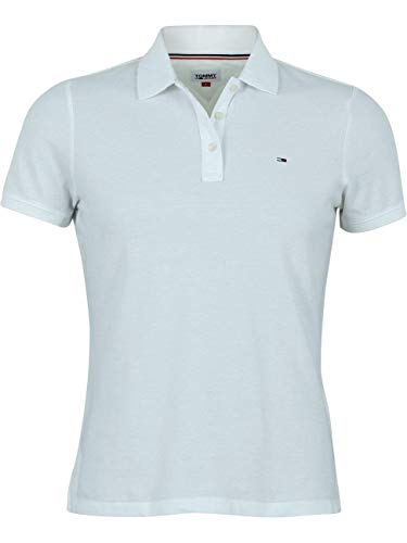 Polo Tommy Jeans Slim para mujer en corte entallado y algodón elástico