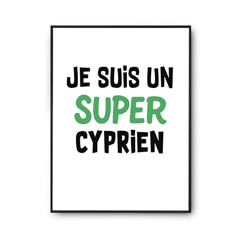 Affiche Un Super Cyprien 2 poster humour A3 imprimé en France