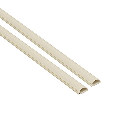 D-Line 1M2010M-2PK Mini Kabelkanal zur Kabelführung | Kabelleiste - 2 x 20x10 mm, 1 m Länge (2-meter) - Magnolia