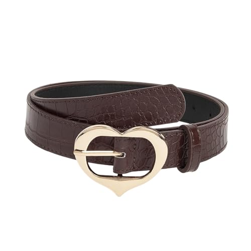 MYCENSE Women Belt Waistband Heart Buckle Retro Pin Buckle Decorative Belt Waist Belt for Jeans Skirts Sweater Dress Pants