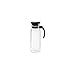 G.E.T. P-4050-PC-CL Clear 50 Oz Pitcher w/ Black Handle - Dozen