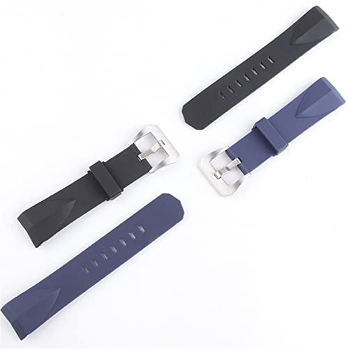 Bracelet montre silicone 22mm finition haut de gamme pour Corum - 2