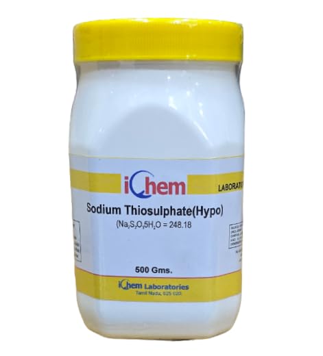 ICHEM Sodium Thiosulphate (HYPO) 500GM Assay 99% Min (Lab use only) (B0D4F5P29D) Amazon Price History, Amazon Price Tracker
