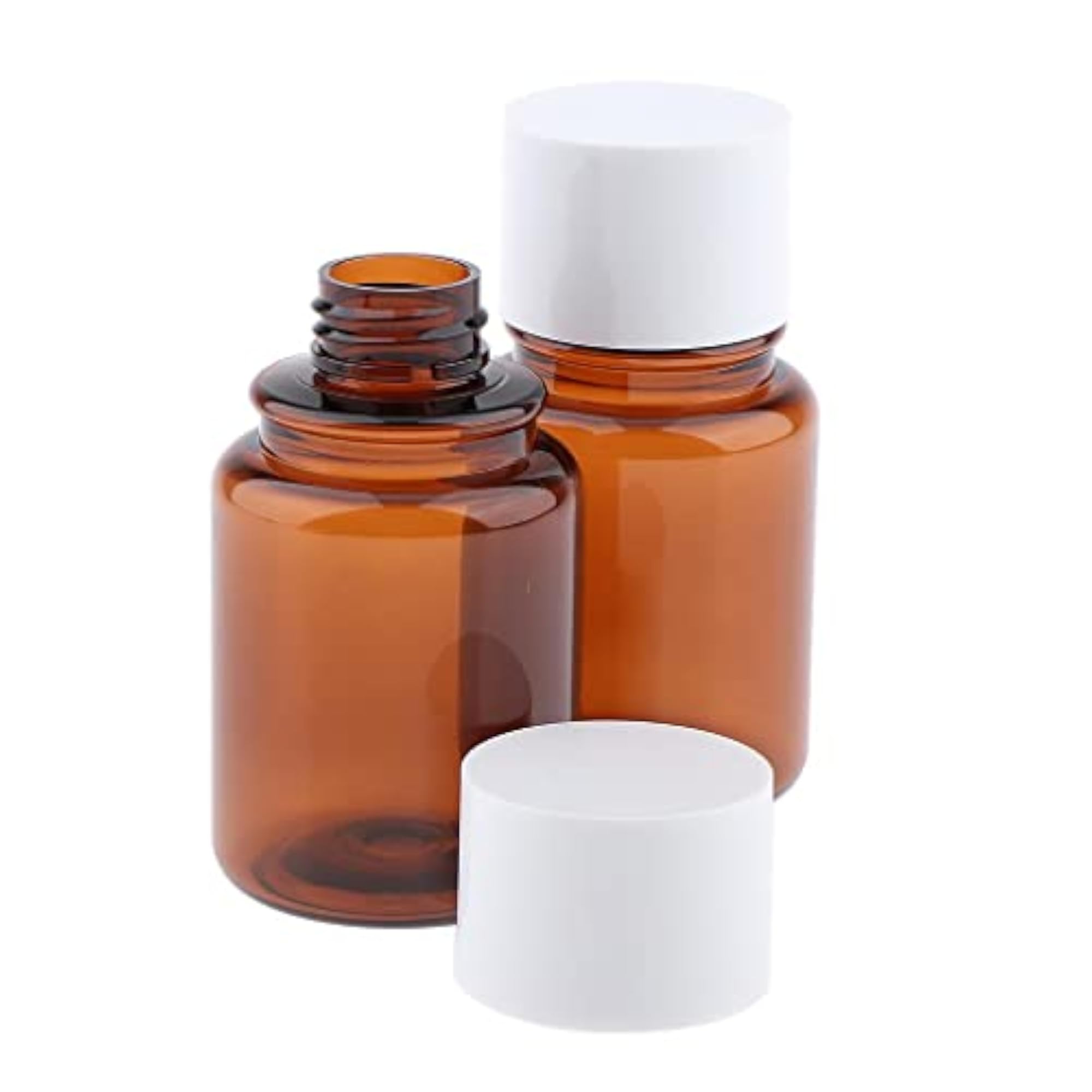 2Pcs Empty PET Makeup Lotion Toner Bottles