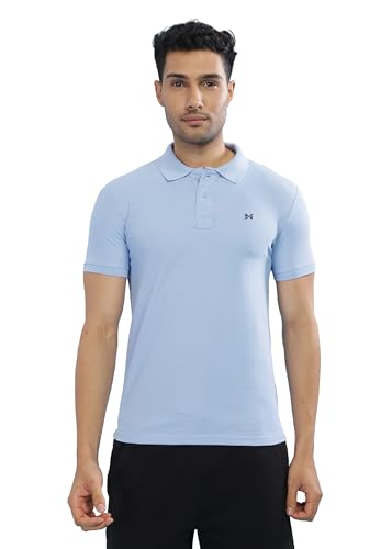 Image of Force NXT Men's Solid Regular Fit Polo Shirt