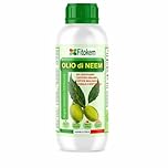 FITOKEM - Olio di NEEM per Piante Biologico (1 Litro) Olio di Neem Solubile Ottimo Contro le Avversità Esterne di Orto, Prato e Giardino, 100% Naturale Atossico per Piante, Animali, Persone, Ambiente