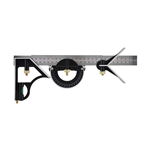 Règle d'angle droit de combinaison réglable EVTSCAN 300mm avec traçage multifonction