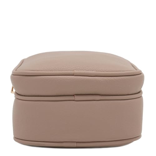 Image of FashionPuzzle Multi Pocket PU Leather Casual Medium Crossbody Bag with Adjustable Strap