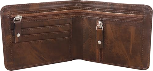 Image of Stylish Wallet for Men (Brown Two Chain Purse)