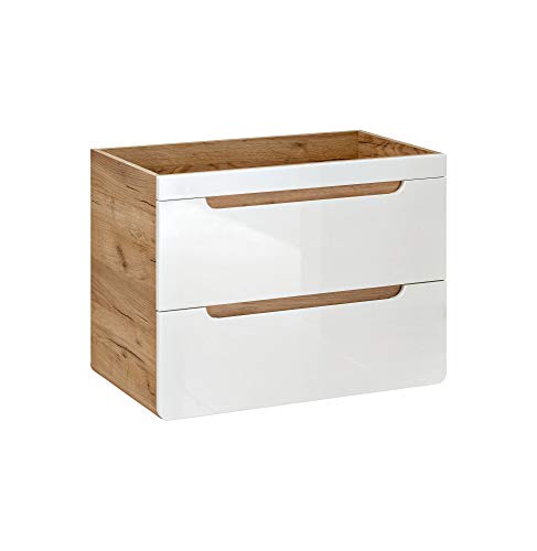 Comad Aruba keramische wastafel met onderkast 60 of 80 cm