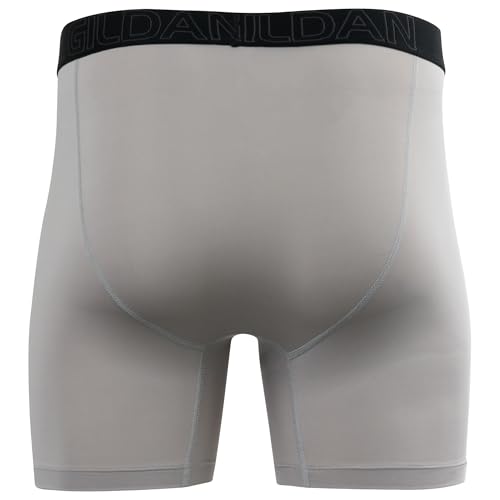 Gildan Men's Performance Underwear Boxer Briefs, Black/Charcoal/Opal Grey (6-pack), XX-Large - image 5