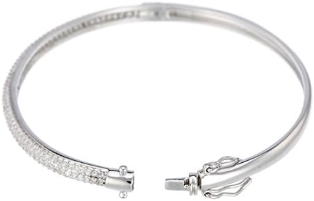 Orphelia ZA-1912 Women's Bangle Rhodium-Plated 925 Sterling Silver Zirconia, 6 5 cm - Image 4