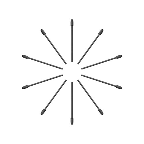 HUION 10 Pack Upgraded Replacement Felt Nibs PN06F Compatible with Pen Stylus PW600L for Drawing Tablets Kamvas 13(Gen 3), Kamvas 16(Gen 3)?Kamvas Pro 19/27