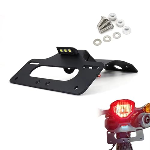 Support plaque d'immatriculation eliminator CRF300L queue bien rangée - 4