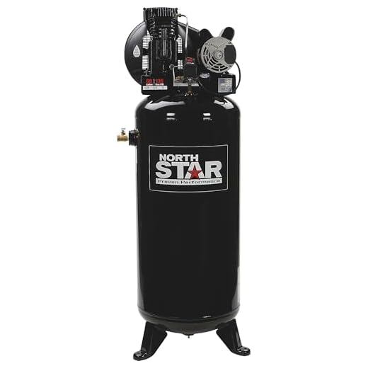 NorthStar Electric Air Compressor - 3.7 HP, 60-Gallon Vertical Tank
