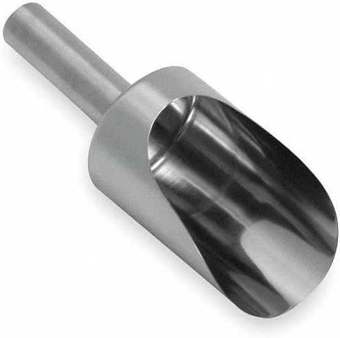 Scoop, 16 Oz, 304 Stainless Steel, Silver, 4002-A