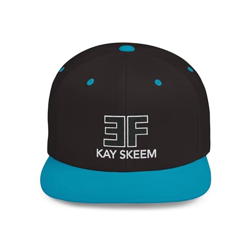 FATALISTIK Kay Skeem Snapback (Hat) (US, Age, One Size, Teal & Black)