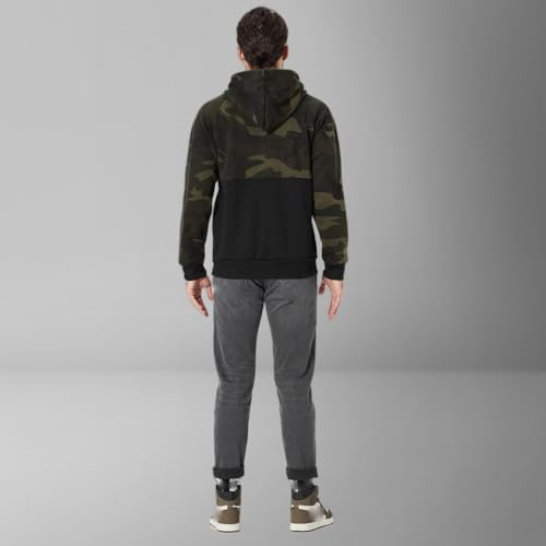 Sweat à capuche camouflage homme avec grande poche pour un confort optimal - 4
