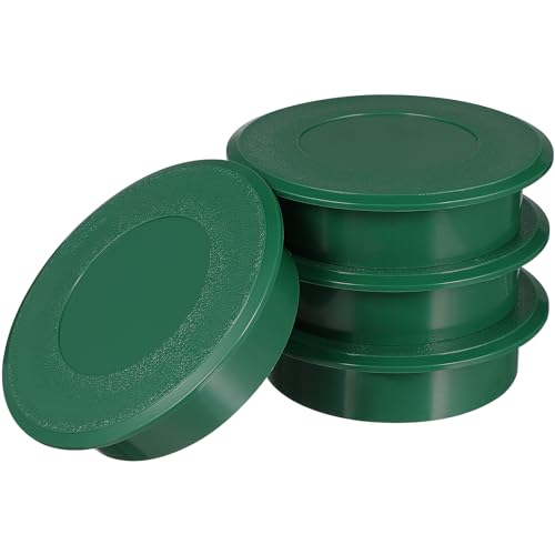 Veemoon 4pcs Golf Cup Cover Green Golf Practice Training Aids Golf Hole Cup Putting Green Cup for Yard Garden Backyard Outdoor Activities