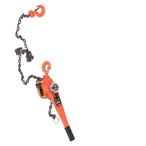 1 Set Alloy Steel 1.5Ton Lever Chain Hoist Ratchet Puller, Ideal for and Forestry Applications