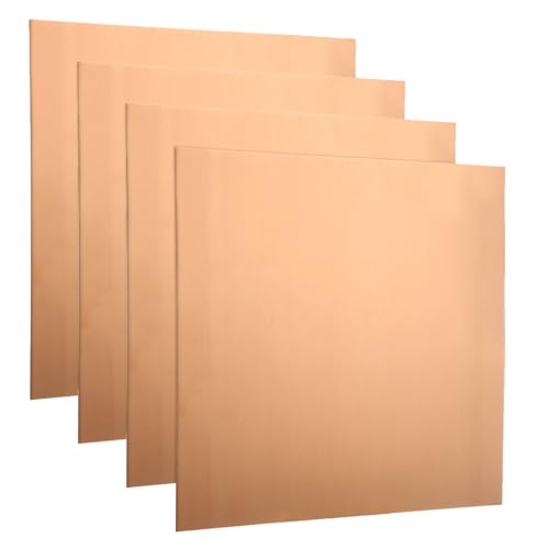 Plaques de cuivre 1mm épaisses et conductrices pour réparations électriques et industrie