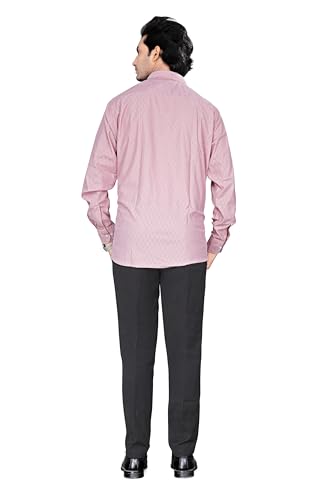 Image of EVERGLADE Men's Casual Shirt | Textured Poly Blend | Regular Fit | Full Sleeve